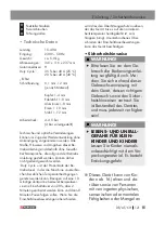 Preview for 121 page of Parkside 358730 2004 Operation And Safety Notes