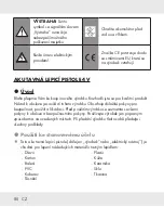 Preview for 80 page of Parkside 359513 2101 Operation And Safety Notes