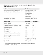 Preview for 108 page of Parkside 359513 2101 Operation And Safety Notes