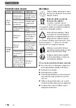 Preview for 100 page of Parkside 360098 2010 Translation Of The Original Instructions