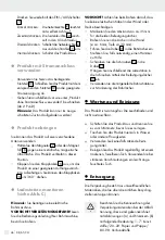 Preview for 46 page of Parkside 364690 2101 Operation And Safety Notes