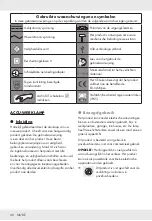 Preview for 40 page of Parkside 365091 2101 Operation And Safety Notes