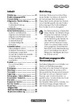 Preview for 31 page of Parkside 373869 2104 Original Instructions Manual