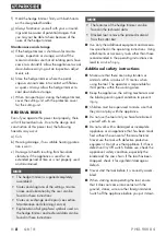 Preview for 12 page of Parkside 378345 2110 Translation Of The Original Instructions