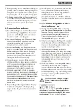 Preview for 11 page of Parkside 398461 2104 Translation Of The Original Instructions