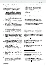 Preview for 33 page of Parkside 43001 Operation And Safety Notes