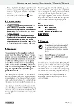 Preview for 27 page of Parkside 47123 Operation And Safety Notes Translation Of Original Operation Manual