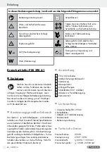 Preview for 44 page of Parkside 71601 Operation And Safety Notes