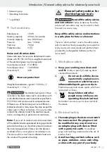 Preview for 37 page of Parkside 72316 Operation And Safety Notes