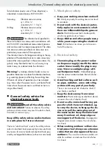 Preview for 7 page of Parkside 93498 Operation And Safety Notes