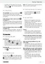 Preview for 11 page of Parkside 93498 Operation And Safety Notes