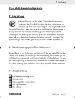 Preview for 42 page of Parkside AIR SANDBLASTING GUN -  2 Operation And Safety Notes