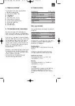 Preview for 47 page of Parkside BMH 1100 Operation And Safety Notes