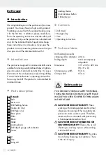 Preview for 8 page of Parkside HG02905 Assembly, Operating And Safety Instructions