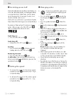 Preview for 10 page of Parkside KH 3116 ANGLE GRINDER Operation And Safety Notes