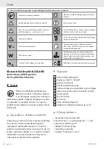 Preview for 34 page of Parkside KH 3168 ROTARY SANDER Operation And Safety Notes