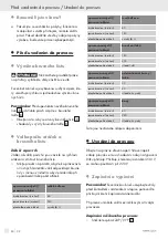 Preview for 48 page of Parkside KH 3168 ROTARY SANDER Operation And Safety Notes