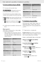 Preview for 58 page of Parkside KH 3168 ROTARY SANDER Operation And Safety Notes