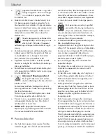 Preview for 50 page of Parkside KH 3177 ANGLE GRINDER Operation And Safety Notes