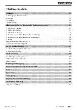 Preview for 77 page of Parkside PAMS 12 A1 Translation Of The Original Instructions