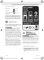 Preview for 61 page of Parkside Parkside PET 23 Operation And Safety Notes