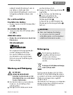 Preview for 16 page of Parkside PBH 1500 C3 Operation Manual