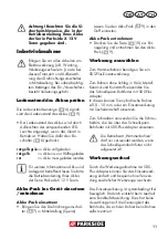 Preview for 11 page of Parkside PBHA 12 A1 Translation Of The Original Instructions