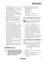 Preview for 11 page of Parkside PBM 132 A1 Original Instructions Manual