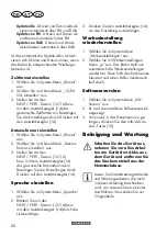 Preview for 20 page of Parkside PBRA 20-Li B2 Translation Of The Original Instructions