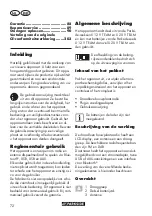 Preview for 72 page of Parkside PBRA 20-Li B2 Translation Of The Original Instructions