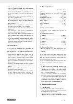 Preview for 54 page of Parkside PBTS 370 A1 Operating And Safety Instructions Manual