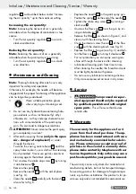 Preview for 26 page of Parkside PDFP 500 A1 Operation And Safety Notes