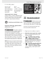 Preview for 55 page of Parkside PDS 260 -  4 Operating And Safety Instructions Manual