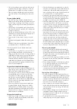 Preview for 38 page of Parkside PDUW 280 A1 Operating And Safety Instructions Manual