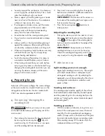 Preview for 8 page of Parkside PEBS 900 -  5 Operation And Safety Notes