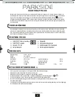 Preview for 48 page of Parkside PES 600 Manual