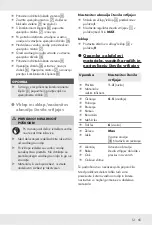 Preview for 64 page of Parkside PFBS 12 C5 Operation And Safety Notes