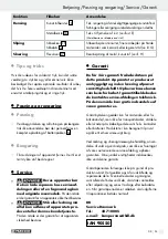 Preview for 53 page of Parkside PFBS 9.6 A1 Operation And Safety Notes