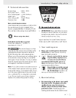 Preview for 5 page of Parkside PFS 710 A - MANUAL 3 Operation And Safety Notes