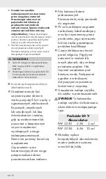 Preview for 67 page of Parkside PFSA 20-Li B2 Operation And Safety Notes