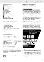 Preview for 31 page of Parkside PHKS 1450 LASER Operation And Safety Notes