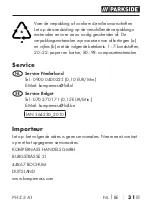 Preview for 33 page of Parkside PHZ 3 A1 Operating Instructions Manual