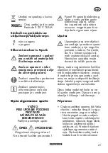 Preview for 21 page of Parkside PLBA 20-Li A1 Translation Of The Original Instructions