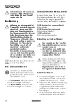 Preview for 72 page of Parkside PLBA 20-Li A1 Translation Of The Original Instructions