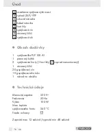 Preview for 78 page of Parkside PLP 100 A1 SOLDERING GUN Operation And Safety Notes