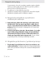 Preview for 82 page of Parkside PLP 100 A1 SOLDERING GUN Operation And Safety Notes