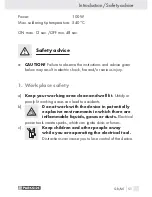 Preview for 50 page of Parkside PLP 100 Operation And Safety Notes