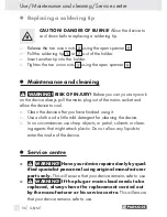 Preview for 55 page of Parkside PLP 100 Operation And Safety Notes