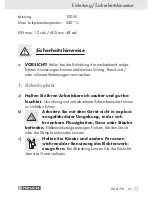 Preview for 64 page of Parkside PLP 100 Operation And Safety Notes