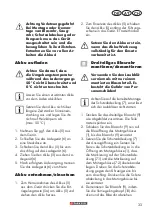 Preview for 33 page of Parkside PLSA 40-Li A1 Instructions For Use Manual